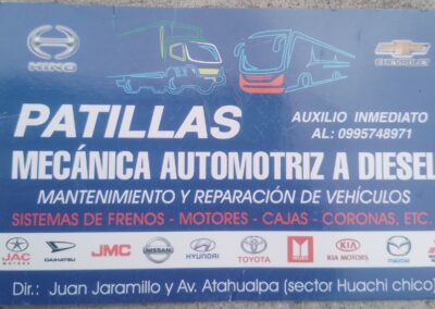 PATILLAS MECANICA AUTOMOTRIZ A DIESEL