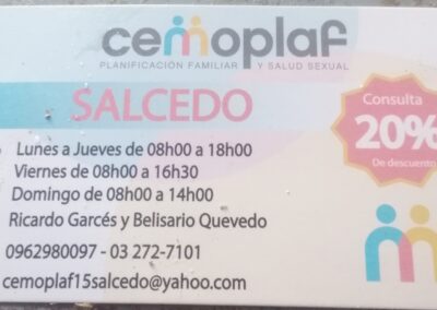 CEMOPLAF SALCEDO